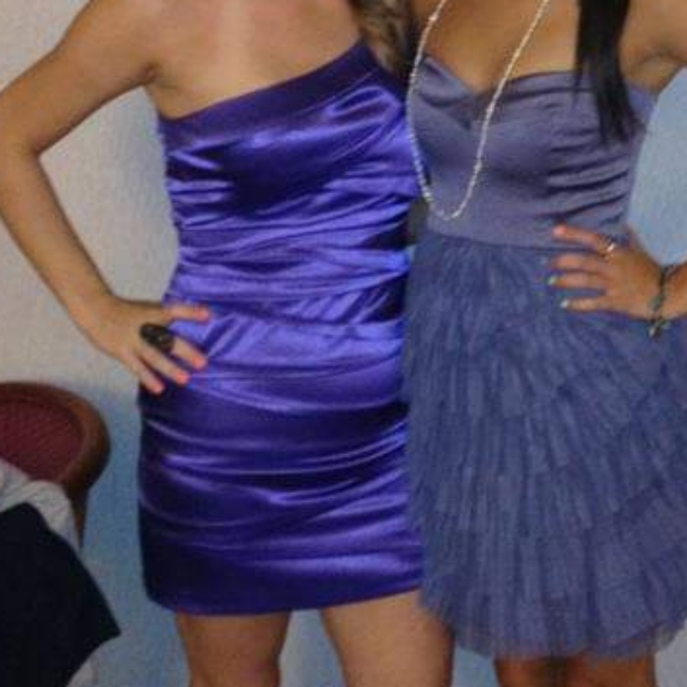 One sided strap dress